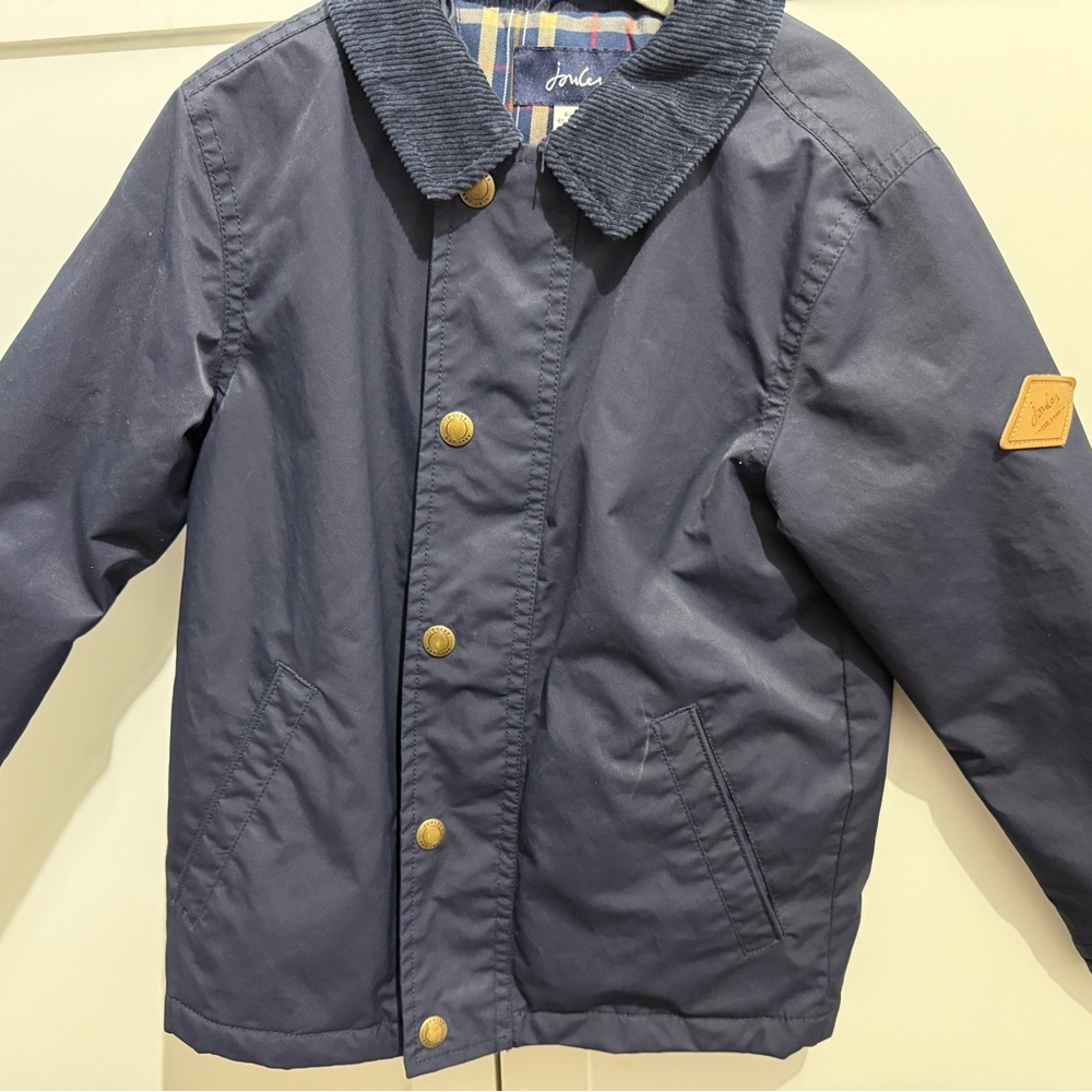 Joules Navy Kids with Gold Buttons
